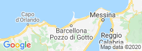 Barcellona Pozzo Di Gotto map